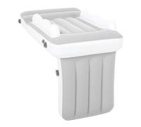 Huairdum Cama Inflable para Avión para Niños Pequeños, Colchón de Aire Flocado Engrosado, Extensor de Asiento de Automóvil Plegable con Barandillas Laterales, Ideal para Viajes, Viajes por Carretera