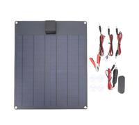 Huairdum Cargador de Batería Solar para Automóvil de 35 W, de Protección Inteligente, Panel PET EVA con el 25% para Tractores RV