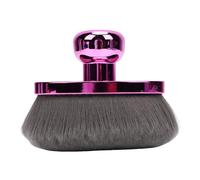 Huairdum Cepillo Corporal Ovalado Grande para Autobronceador, Aplicación sin Rayas de Loción de Base Corporal y Protector Solar, Cepillo Estilo Kabuki, Vegano Suave, Rosa Polvoriento (PURPLE)