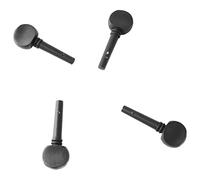 Huairdum Clavijas de Afinación para Violín, 4 Piezas de Repuesto de Clavijas de Violín Negras de Madera Maciza, Piezas Musicales de Apariencia Fina y Suave con Ajuste de Precisión, Ideal para (M00591)