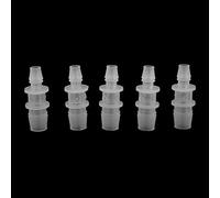 Huairdum Conector Adaptador de Manguera de Aire para Acuario, Reductor de Diámetro Variable de Plástico, 5 Tamaños 8 Mm, 12 Mm, 16, 20, Ideal para Accesorios de Tubería de Manguera de Bomba de (8