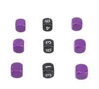 Huairdum Cubo Multifuncional de Plástico de 16 Mm, Dados de Juego de Matemáticas para Juegos de Mesa, Juego de Dados de 6 Caras con Prueba de Impacto, Ideal para Proyectos Escolares de Noches