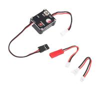 Huairdum ESC Cepillado 15A para Coches RC Escala SCX24 FMS 1/18 1/24, Controlador de Velocidad Electrónico de Aleación con Prevención de Sobrecarga, Actualización Plug and Play para Orugas