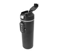 Huairdum Hervidor Portátil para Coche para Viajes, 500 Ml |Pantalla Táctil Pantalla LED Apagado Automático, Calentador de Agua Caliente de Acero Inoxidable 304 para Camioneros Conductores Viajeros