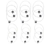 Huairdum Juego de 3 Cuerdas de Guitarra Clásica de Repuesto, Cuerdas de Nailon Chapadas en Plata, de Tono Estable con Larga Vida útil, Ideal para Guitarra Clásica (NX36)