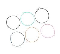 Huairdum Juego de Cuerdas de Guitarra Clásica Colorida, Cuerdas de Nailon de Aleación Duraderas para Interpretación de Guitarra con Tonos Brillantes