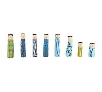 Huairdum Juego de Jarrón de Resina, Maceta de Flora Vintage, Regalo de Jarrón Lindo Rústico Retro, Maceta Decorativa Artística, 8 Piezas, para el Hogar, Cocina, Dormitorio, Oficina, Sala de Estar,
