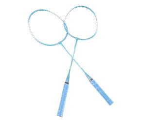 Huairdum Kit de Entrenamiento de Bádminton de Autoestudio, Cuerda Elástica de Látex de Alto Rebote con Control Remoto, Kit de Entrenamiento de Bádminton con 2 Raquetas 3 Volantes, Ideal para en