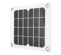 Huairdum Kit de Panel Solar de 20 W, Panel Solar Monocristalino, Alta Eficiencia para Aplicaciones de Vehículos, Caravanas y Fuera de la Red