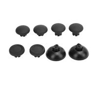 Huairdum Kit de Reemplazo de Tapas de Palanca de Pulgar, 3 Tapas de Agarre Cómodo de Mejorada con 2 Joysticks Reemplazables para Controlador Pro (Black)
