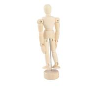 Huairdum Maniquí de Dibujo de Madera de 13 Cm, maniquí de Artista Articulado, Modelo de Figura Artística con Cuerpo Flexible y Extremidades Móviles para Artistas, Pintura y Bocetos Principiantes