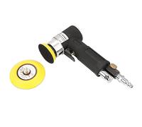 Huairdum Mini Amoladora Pulidora de Lijadora de ángulo de Aire, Máquina Pulidora Neumática de 90 Grados 15000 RPM |Almohadilla de 2 y 3 Pulgadas, Compacta y Liviana, para Automoción, Carpintería,