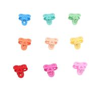 Huairdum Mini Pinzas para el Cabello con Flores, 100 Piezas, Lindos y Fuertes Accesorios para el Cabello, Pequeños y Pequeños, para Niñas, Niños, Bebés, Peinado Diario, Resina Plástica Colorida