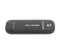 Huairdum Módem WiFi USB 4G LTE, Enrutador WiFi Portátil de Alta Velocidad de 150Mbps, Ranura para Tarjeta SIM Estándar para Asia, Sudeste, África, Medio Oriente (Black)