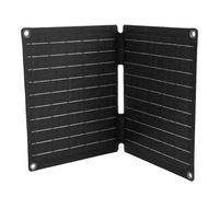 Huairdum Panel Solar Plegable de 16 W, Cargador Solar Portátil de Silicio Monocristalino ETFE con Chip Inteligente para Acampar, Senderismo, Viajes RV