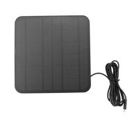 Huairdum Paneles Solares para Cámara de Seguridad, Cargador de Panel con Soporte Ajustable de 360 grados, Resistente Al Agua IP65, Cargador USB C para Cámara con Batería Recargable, Cable de 9,8
