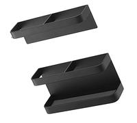 Huairdum Paragüero Magnético, Paragüero Magnético Montado en la Pared, Altura Ajustable, Sin Perforación para Hotel (Negro)