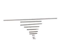 Huairdum Piccolo Kit de Herramientas de Reparación, 7 Ejes y 3 Tornillos con Acero para Herramientas de Alta Dureza, Kit de Reparación para Mantenimiento y Reemplazo de Piezas de Instrumentos de