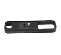 Huairdum Placa Base para Trípode de Cámara, Soporte de Cámara de Aleación de Aluminio con Orificio para Tornillo de 1/4 Pulgadas y 3/8 Pulgadas, Ideal para Rótula de Bola de Trípode FJ XE5