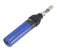 Huairdum Pluma de Soldador de Gas, Herramienta de Soldadura de Butano Portátil, Herramienta de Soldadura Ajustable 1300 para Reparaciones y Bricolaje Eléctrico, Recargable de 8ML (BLUE)