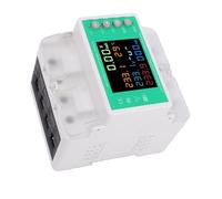 Huairdum Protector de Medidor de EnergíA Trifásico de 100 A, Disyuntor Inteligente WiFi, Protector de Fugas con Ajustes Ajustables, Ideal para Estaciones de Carga de Vehículos Eléctricos Comerciales