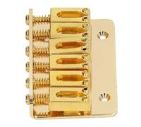 Huairdum Puente de Sillín de Guitarra, Sillín de Rodillo Fijo de Hierro de 6 Cuerdas, de Dispositivo de Cuerda Involucrado con Estabilidad Mejorada, Ideal para Mantenimiento de Guitarra Eléctrica