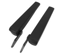 Huairdum Reposabrazos para Asiento de Automóvil, Reposabrazos Universal Ajustable, Soporte de Brazo Plegable con Absorción de Impactos, ángulo 0 120 para RV, Furgoneta, Camión, Barco, Negro, 380 Mm