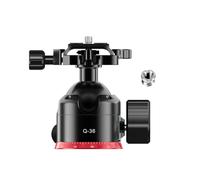 Huairdum Rótula de Bola de Trípode de 36 Mm, Rótula de Bola de Rotación Panorámica 360, de de Placa con Adaptador de Tornillo de 1/4 a 3/8, Carga de 15 Kg/33 LB, Ideal para Cámara DSLR, Trípode y