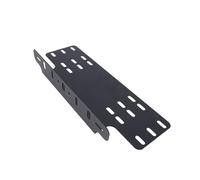 Huairdum Soporte Universal para Placa de Matrícula, Kit de Montaje de Placa Frontal de Acero Resistente, Adaptador de Montaje Universal para Marco de Camión y SUV para Barra de Iluminación de