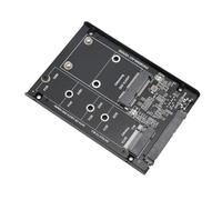 Huairdum Tarjeta Adaptadora M.2 NGFF MSATA, 6 Gbps M.2 NGFF Key B MSATA SSD a Serial ATA 3.0 Adaptador Convertidor para 7 8 10 11 2003, para, para OS X