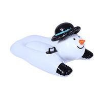 Huairdum Tubo de Nieve Inflable de Muñeco de Nieve, Trineo de Resistente de PVC Grueso de 42 Pulgadas con Asas Antideslizantes Resistentes, Juguetes Divertidos de Invierno Al Aire a Prueba de