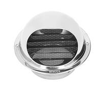 Huairdum Ventilaciones de Aire de Acero Inoxidable, Ventilación de Sofito con Malla Fina para Cocina y Baño |A Prueba de Viento A Prueba de Lluvia, con Malla Fina, Cubierta de Ventilación de Rejilla