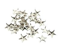 HUAJINGKEJI 100 remaches de estrella de cinco puntas, remaches decorativos de metal para manualidades, bolsas de ropa, As shown in the figure, Cuero