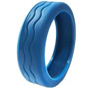 HUAJINGKEJI 8 fundas de rueda para equipaje, color sólido, silenciosas, de goma, protectores de rueda para maleta, reducen el ruido, fáciles de instalar, Blue, As shown in the picture (error 1-2cm)