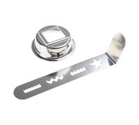 HUAJINGKEJI Accesorio para hacer galletas, accesorio de repostería, molino de carne, accesorio de acero inoxidable, molde de masa para galletas