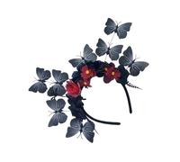 HUAJINGKEJI Accesorio para peinar el cabello con alambre flexible, ideal para fiestas en el jardín y galas, eventos de gala, mariposa y flores