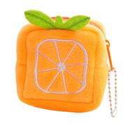 HUAJINGKEJI Bolsos de moda, monedero con forma de fruta, monedero, monedero, monedero, monedero, monedero, monedero, monedero, monedero, monedero, monedero, monedero, moned, Orange, 8*6cm, Soporte
