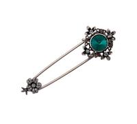 HUAJINGKEJI Broche de flor retro para bufanda, broche de joyería creativa, broches para bufanda, clips para pantalones y vestidos, As shown in the figure, Cuero