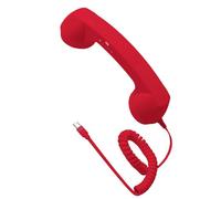 HUAJINGKEJI Cable de teléfono con respuesta/extremo tipo C, conectores directos, estilo de diseño, receptor portátil para llamadas claras, receptor retro