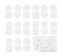 HUAJINGKEJI Caja de almacenamiento de silicona de resina epoxi de cristal, accesorios de fabricación a mano para hacer a mano de resina, moldes de cenicero de silicona para arcilla