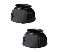 HUAJINGKEJI Campanas protectoras para caballos de goma, protector de muñeca suave para botas equinas, accesorios de protección fáciles de usar