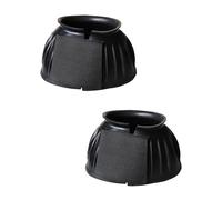 HUAJINGKEJI Campanas protectoras para caballos de goma, protector de muñeca suave para botas equinas, accesorios de protección fáciles de usar
