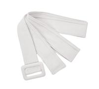 HUAJINGKEJI Cinturón ancho para mujer, para abrigo, cortavientos, multicolor, cintura de invierno con hebilla, blanco, Talla única