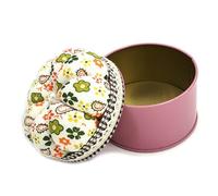 HUAJINGKEJI Cojín de flores con estuche de almacenamiento, soporte para alfileres de costura con caja de accesorios de costura para coser acolchado