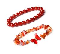 HUAJINGKEJI Cristal de moda para mujer con piedras naturales y mariposas, accesorio creativo de cadena de muñeca para mujer, mariposa de cristal, talla única, como se describe