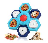 HUAJINGKEJI Dispensador lento de golosinas para perros y mascotas, juguete que reduce el aburrimiento, ayuda a suavizar el espesor, accesorios de alimentación giratorios