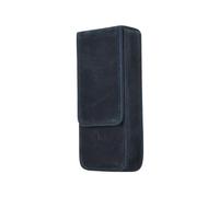 HUAJINGKEJI Estuche de cuero vintage para lápices, estuche para pluma estilográfica, organizador de bolígrafos de viaje