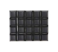HUAJINGKEJI Juego de 20 teclas PBT de instalación de teclado mecánico 1U 1X DSA sin impresión para interruptores MX