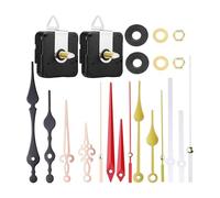 HUAJINGKEJI Mecanismo de movimiento de reloj de péndulo negro y dorado para relojes, piezas de equipo de reparación manual, kits de movimiento de reloj, herramientas de reloj