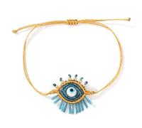 HUAJINGKEJI Pulsera ajustable hecha a mano ligera y cómoda para mujeres y hombres, uso diario, cadena de mano, símbolo de felicidad, pulsera para amantes, talla única, como se describe